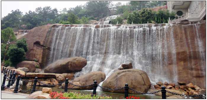 边坡治理-假山流水