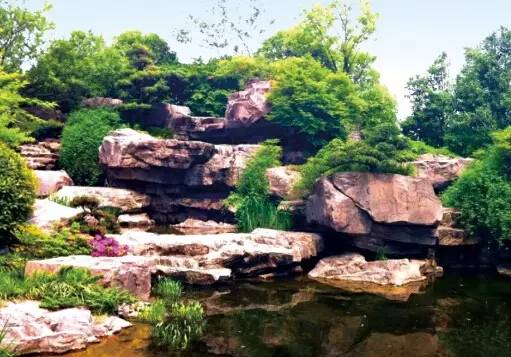 假山制作公司、大型假山、假山公司、假山鱼池、千层石假山、石头假山、水泥假山制作