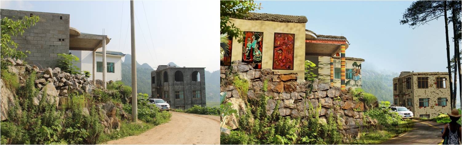 仿木设计案例图片