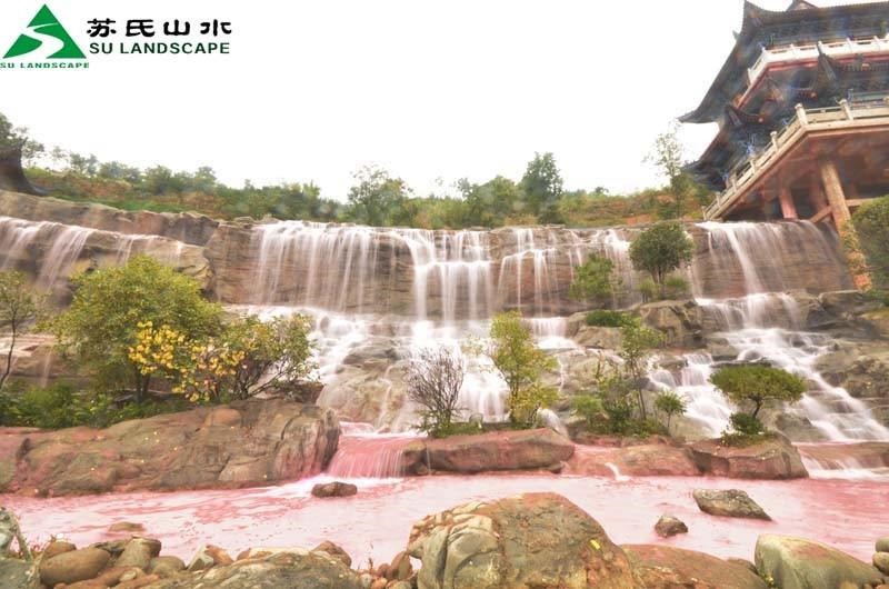 假山瀑布设计