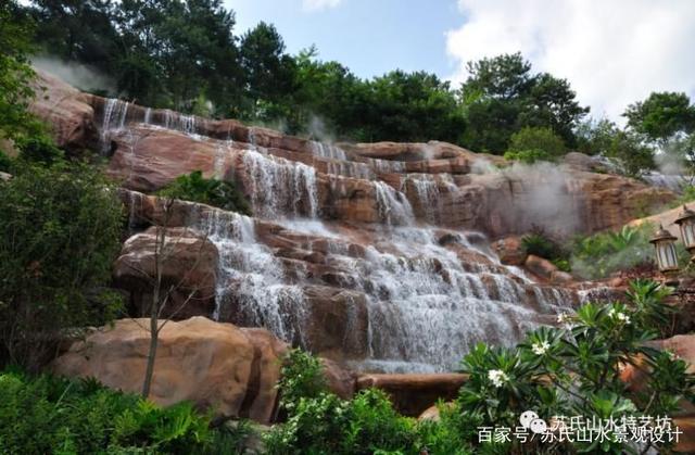 假山瀑布-生态修复 假山瀑布-生态修复